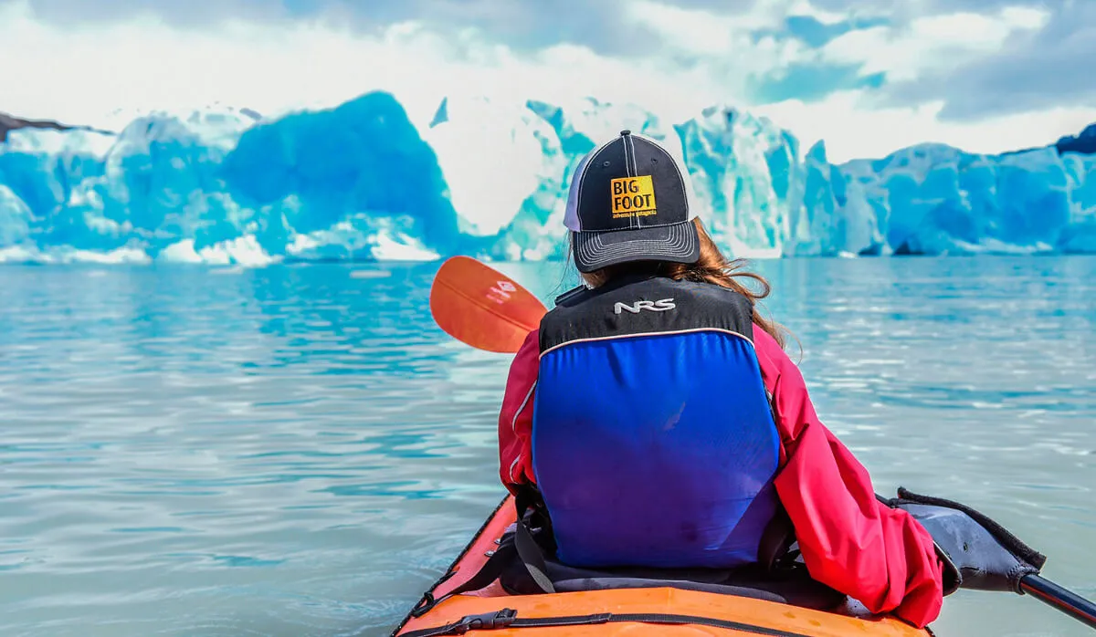 Kayak en Lago Grey