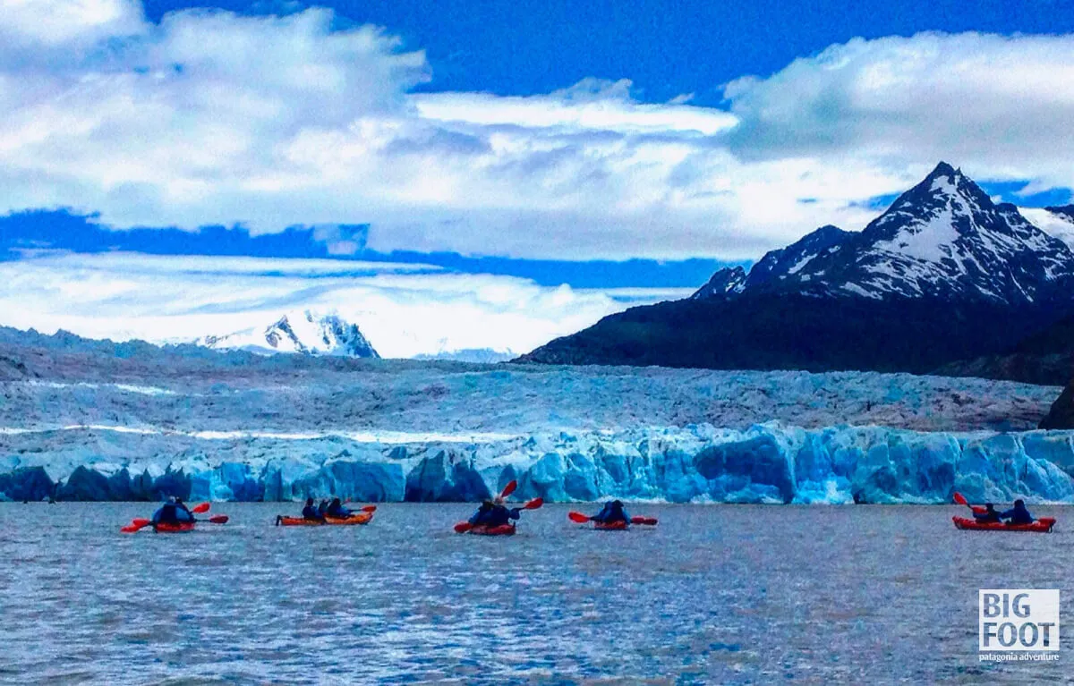 Glaciar Grey desde kayak