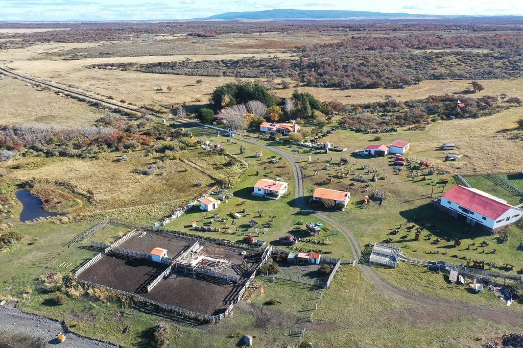 Vista aérea Estancia Fitz Roy
